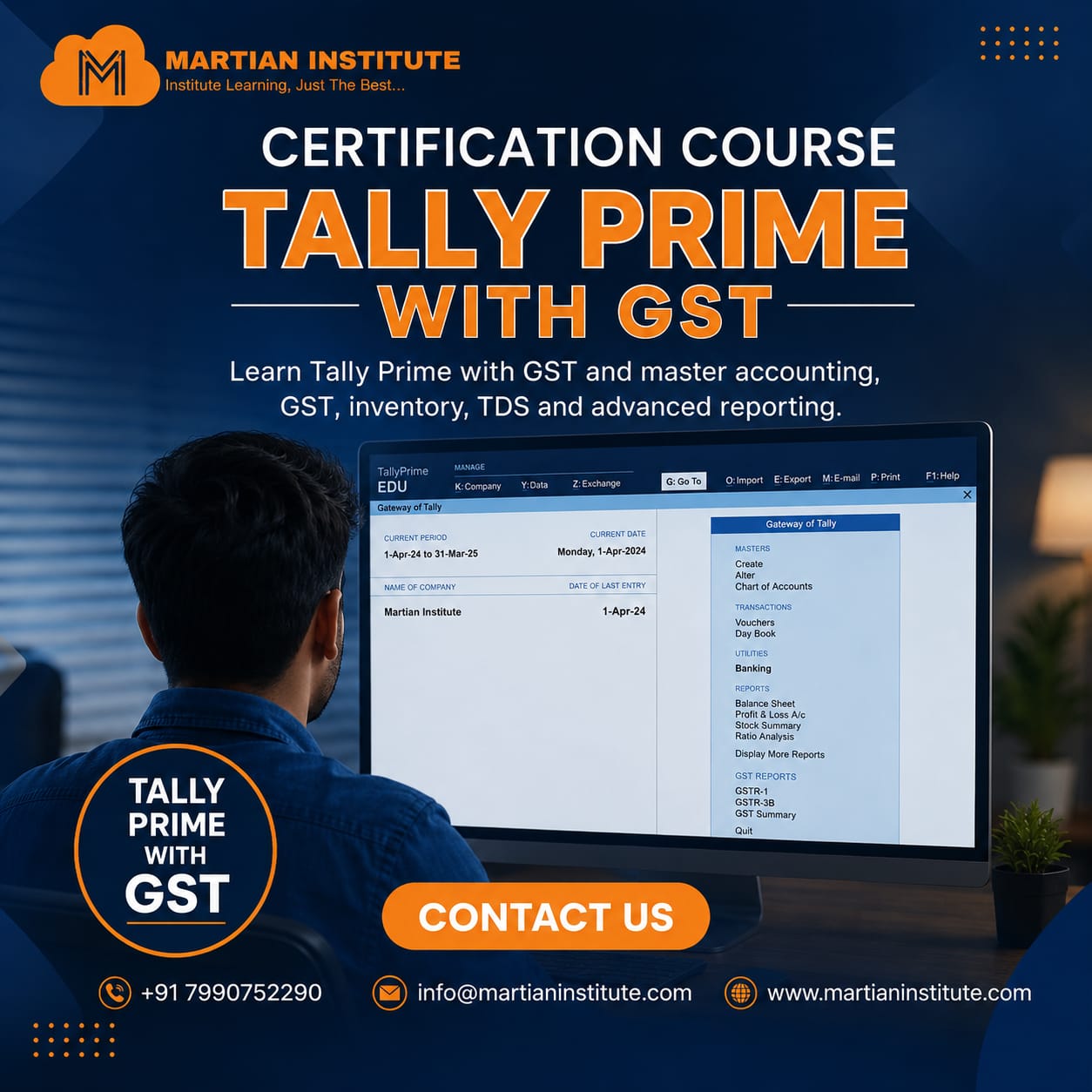 tallyprime+GST coures near me